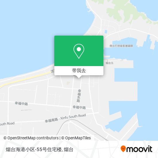 烟台海港小区-55号住宅楼地图