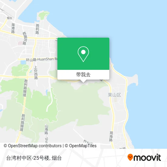 台湾村中区-25号楼地图