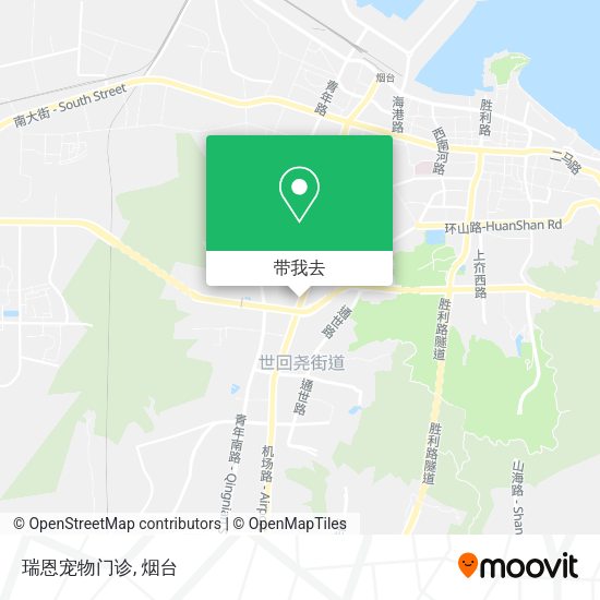 瑞恩宠物门诊地图