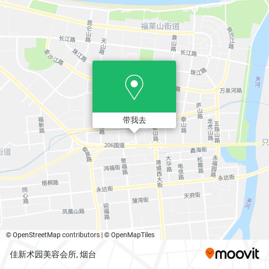 佳新术园美容会所地图