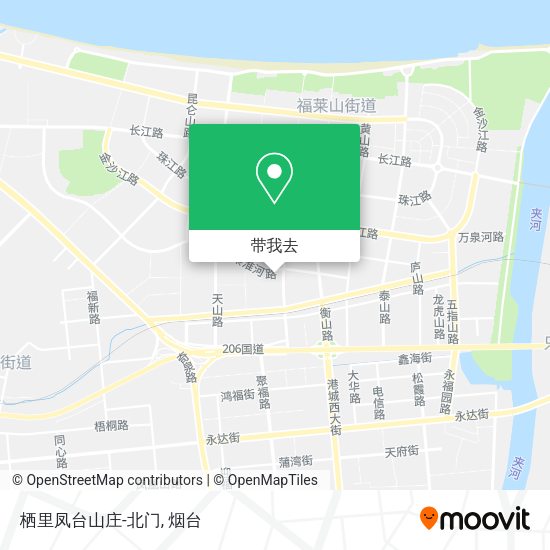 栖里凤台山庄-北门地图