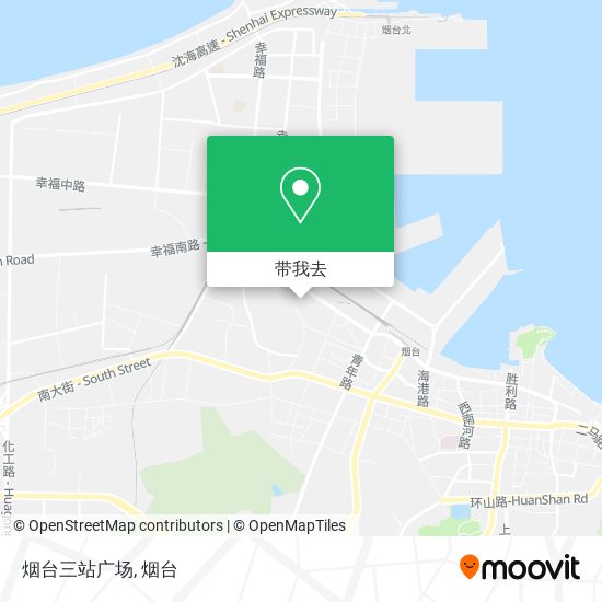 烟台三站广场地图