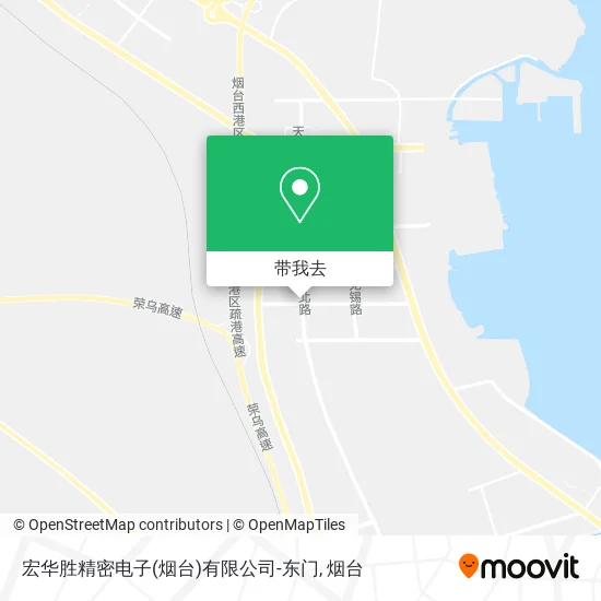 宏华胜精密电子(烟台)有限公司-东门地图