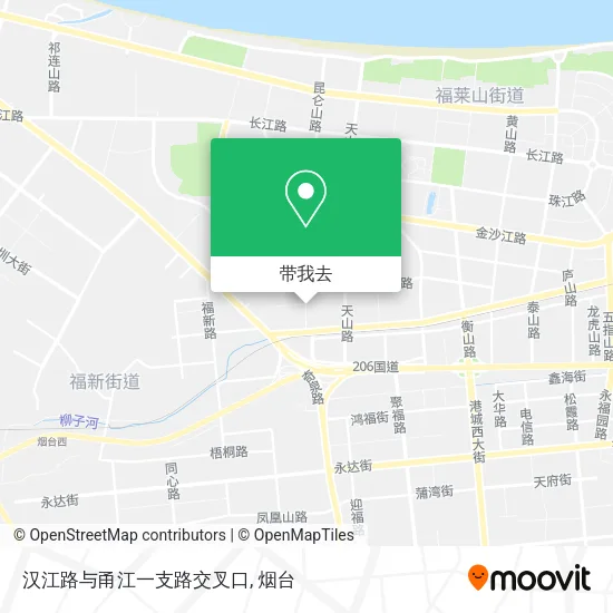 汉江路与甬江一支路交叉口地图