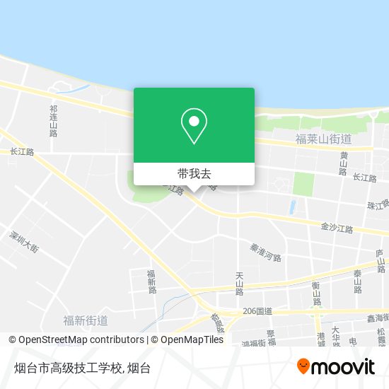 烟台市高级技工学校地图