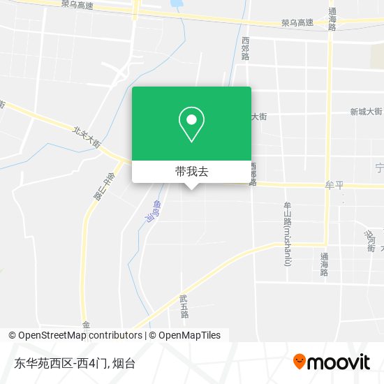 东华苑西区-西4门地图