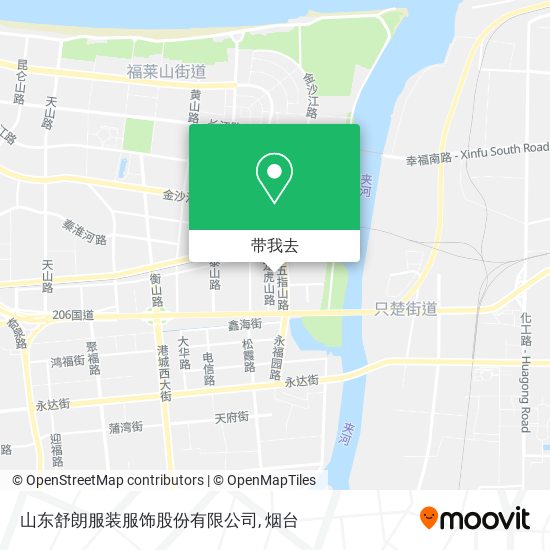 山东舒朗服装服饰股份有限公司地图