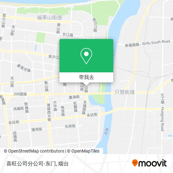 喜旺公司分公司-东门地图