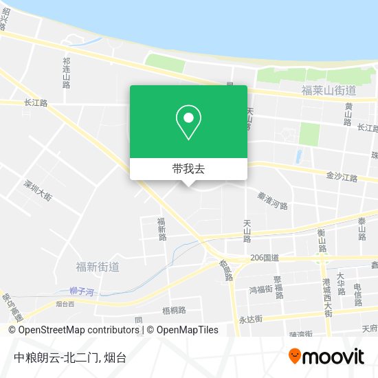 中粮朗云-北二门地图
