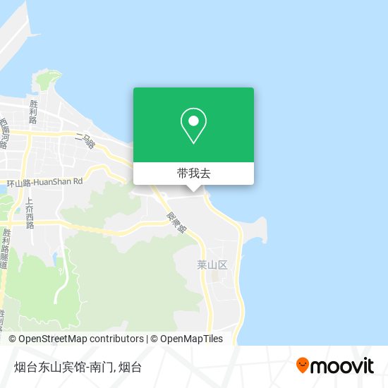 烟台东山宾馆-南门地图