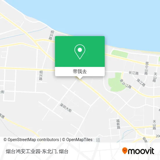 烟台鸿安工业园-东北门地图