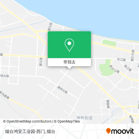 烟台鸿安工业园-西门地图