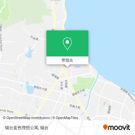 烟台蓝色理想公寓地图