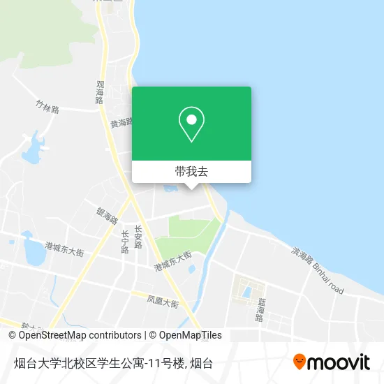 烟台大学北校区学生公寓-11号楼地图