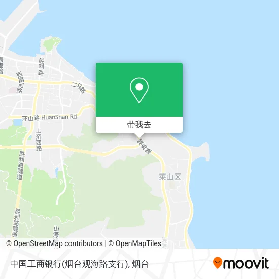 中国工商银行(烟台观海路支行)地图
