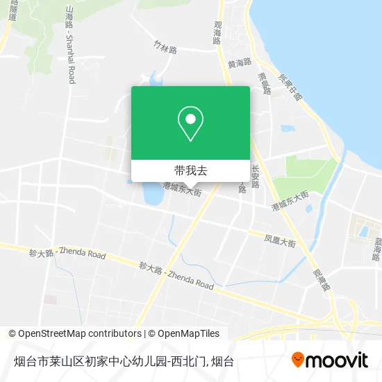 烟台市莱山区初家中心幼儿园-西北门地图