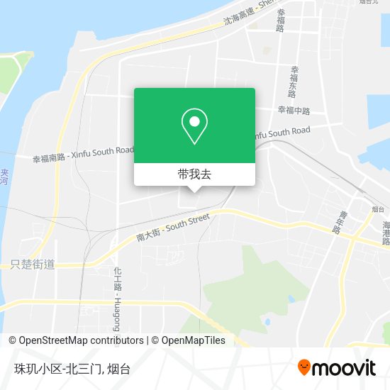 珠玑小区-北三门地图
