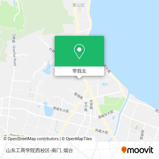 山东工商学院西校区-南门地图