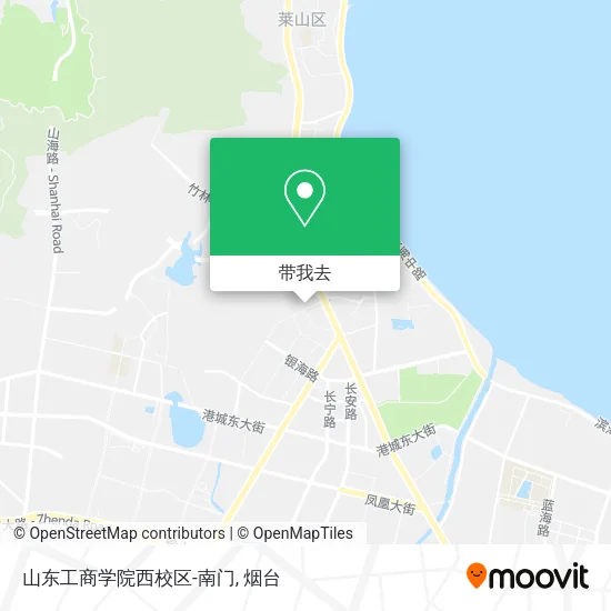 山东工商学院西校区-南门地图