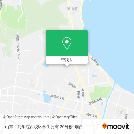 山东工商学院西校区学生公寓-20号楼地图