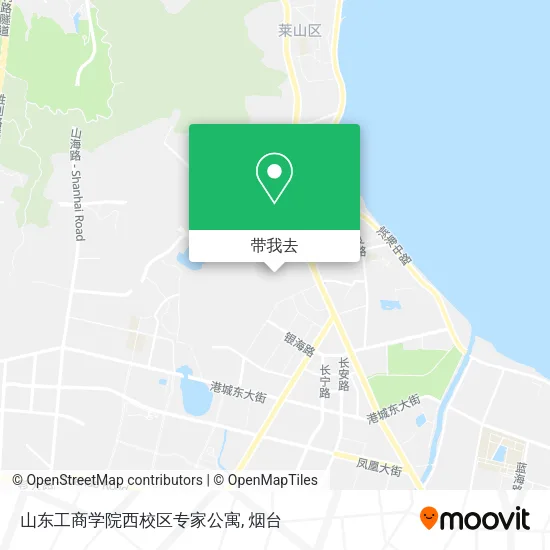 山东工商学院西校区专家公寓地图