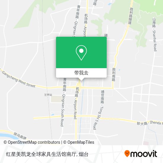 红星美凯龙全球家具生活馆南厅地图