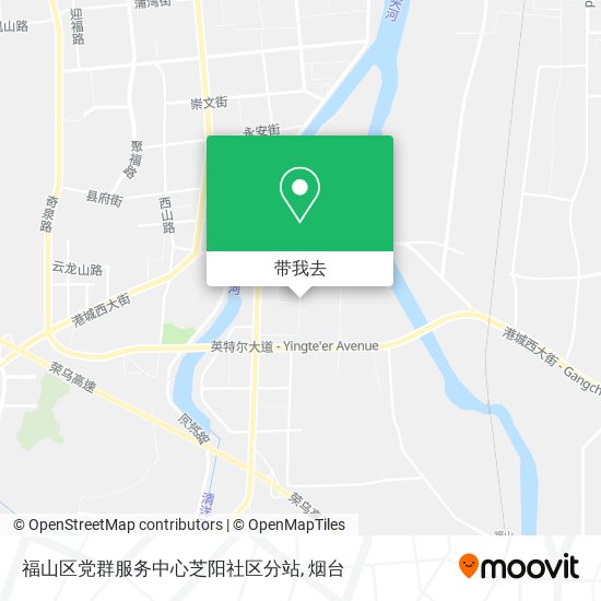 福山区党群服务中心芝阳社区分站地图