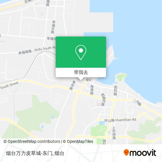 烟台万力皮草城-东门地图