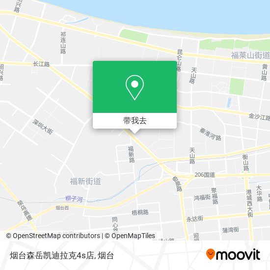 烟台森岳凯迪拉克4s店地图