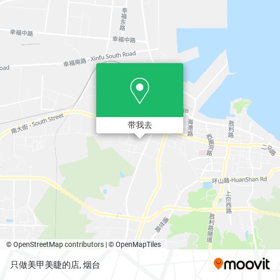 只做美甲美睫的店地图