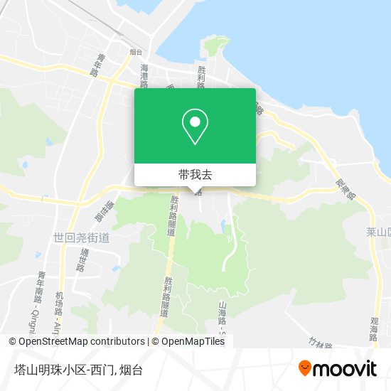 塔山明珠小区-西门地图