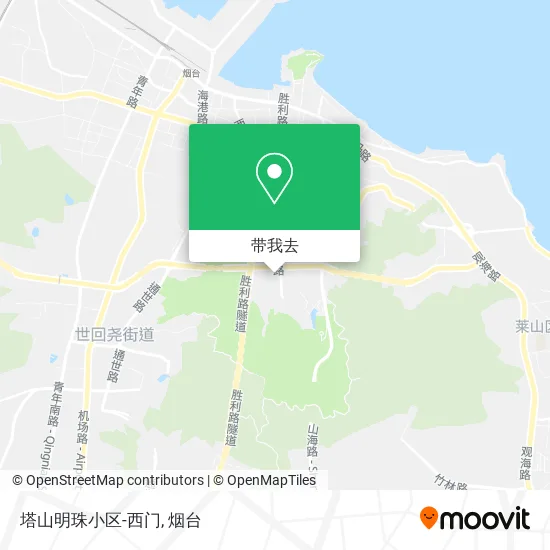塔山明珠小区-西门地图