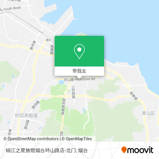 锦江之星旅馆烟台环山路店-北门地图