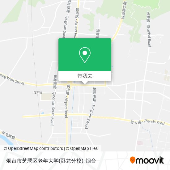烟台市芝罘区老年大学(卧龙分校)地图