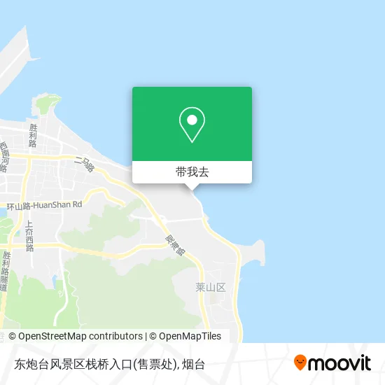 东炮台风景区栈桥入口(售票处)地图