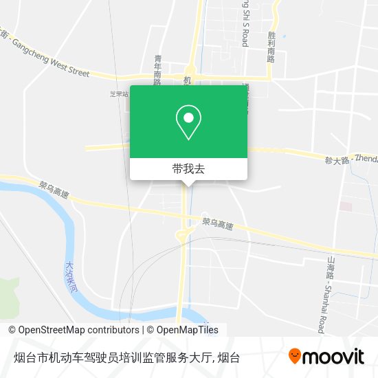 烟台市机动车驾驶员培训监管服务大厅地图
