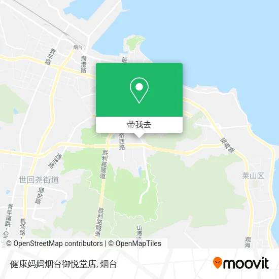 健康妈妈烟台御悦堂店地图