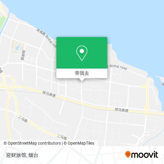 迎财旅馆地图