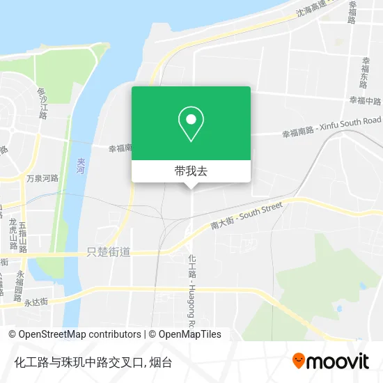 化工路与珠玑中路交叉口地图