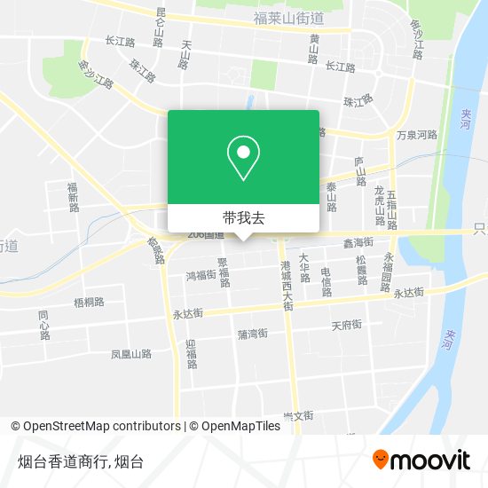 烟台香道商行地图