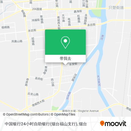中国银行24小时自助银行(烟台福山支行)地图