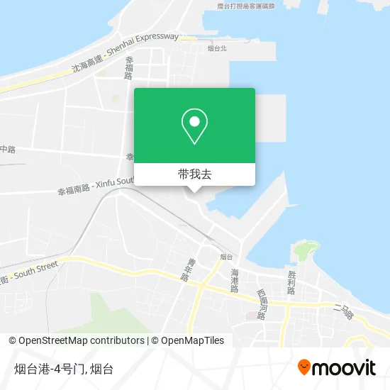 烟台港-4号门地图
