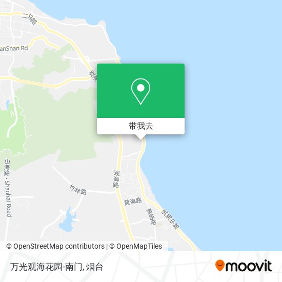万光观海花园-南门地图