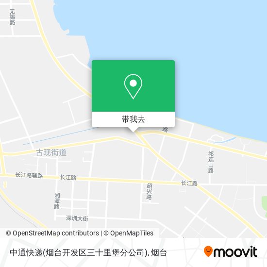 中通快递(烟台开发区三十里堡分公司)地图