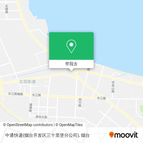 中通快递(烟台开发区三十里堡分公司)地图