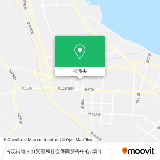古现街道人力资源和社会保障服务中心地图