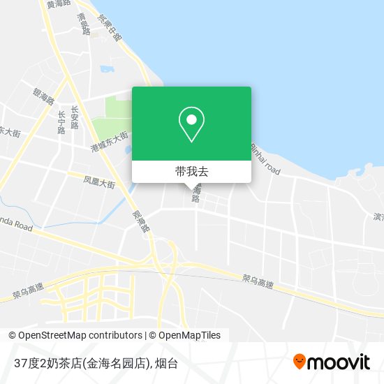37度2奶茶店(金海名园店)地图