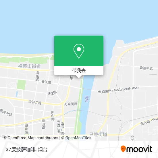 37度披萨咖啡地图