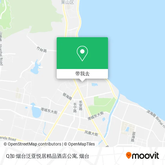 Q加·烟台泛亚悦居精品酒店公寓地图