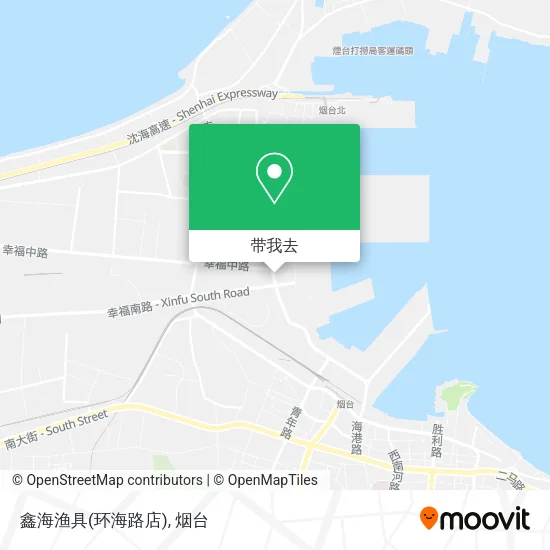 鑫海渔具(环海路店)地图